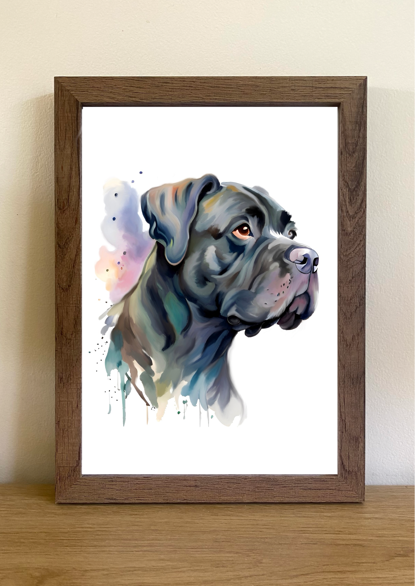 Cane Corso A4 Art Print – Bold & Noble Guardian Dog Wall Art