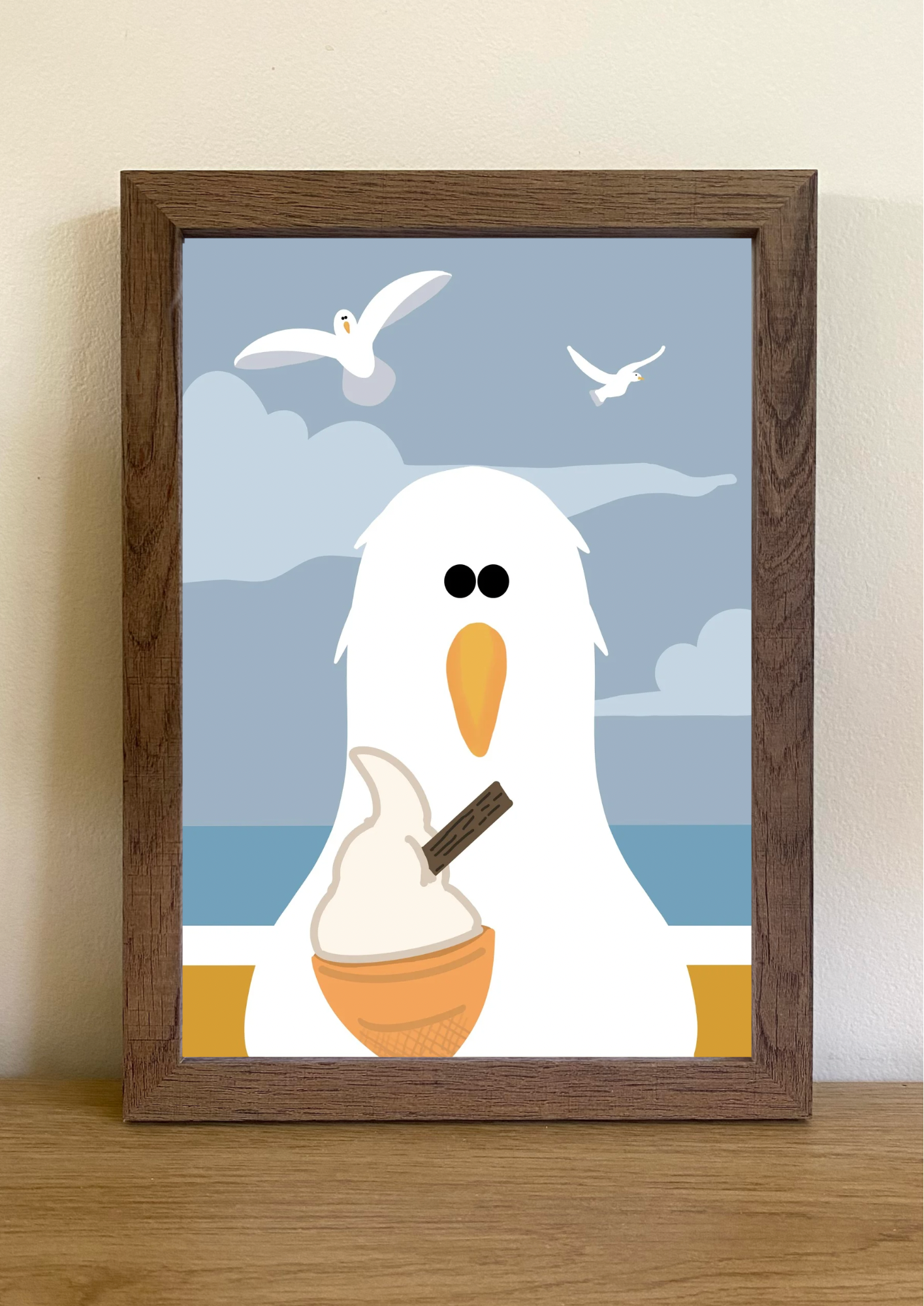 Gull’s Delight Seagull Print