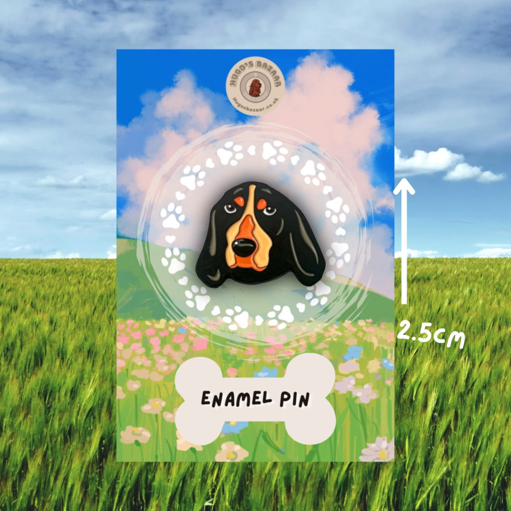 Dachshund Enamel Pin Badge Gift – Sausage Dog Jewellery Dog Lover Accessory