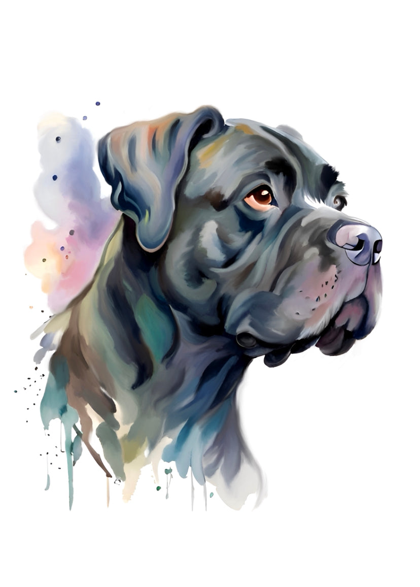 Cane Corso A4 Art Print – Bold & Noble Guardian Dog Wall Art