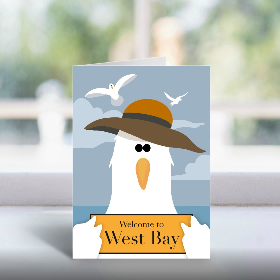 A5 Cheeky Seagull Cards – Humorous Greetings – Gift for Coastal Fans