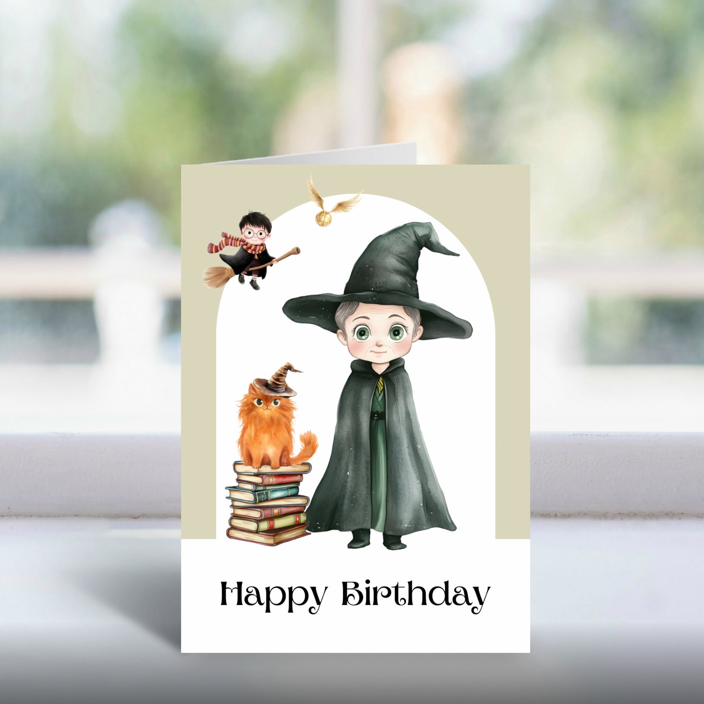 Transfiguration Professor | Handmade Greetings Card