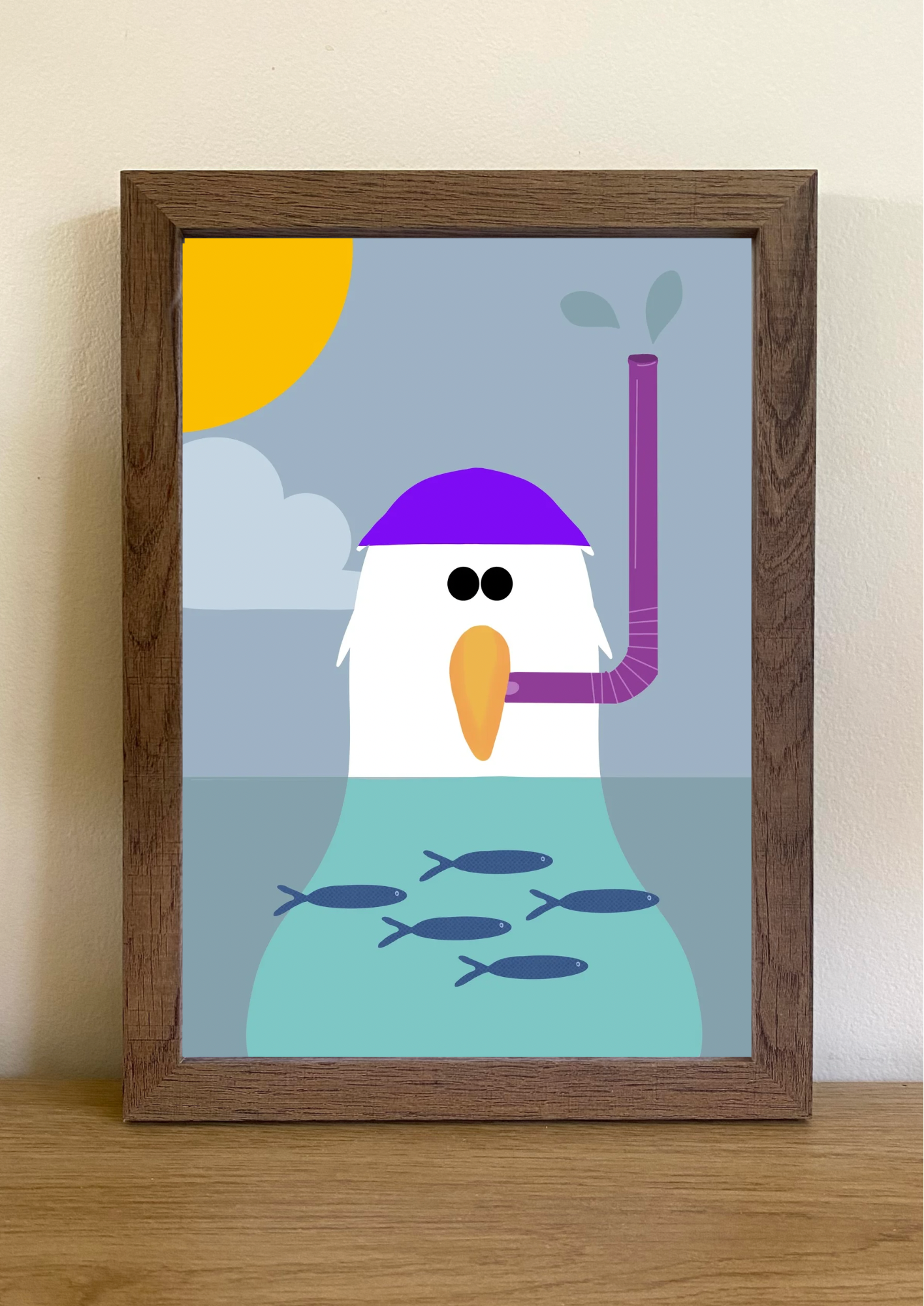 The Sea Gull Seagull Print