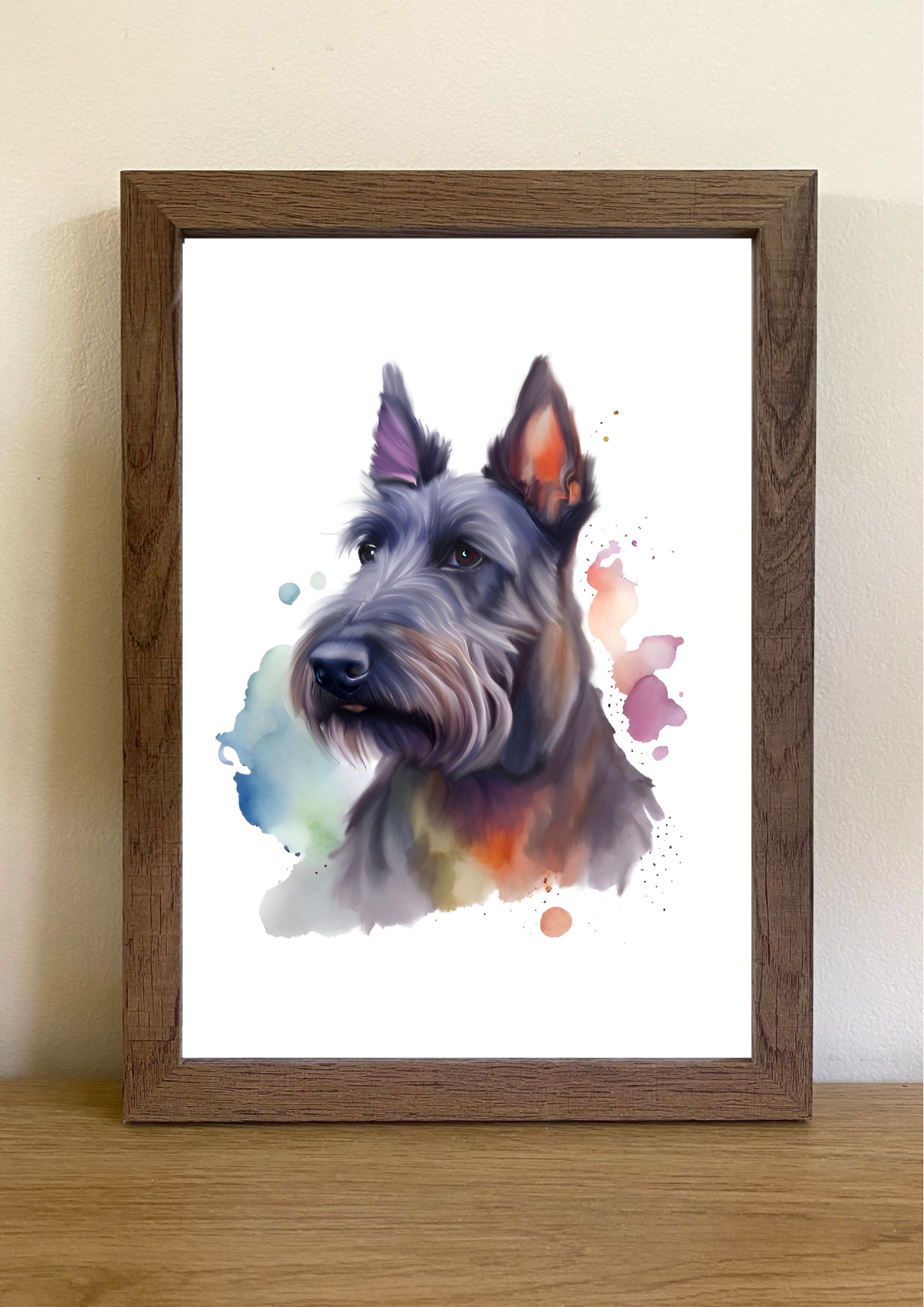 Scottish Terrier A4 Art Print – Proud & Distinguished Dog Wall Art