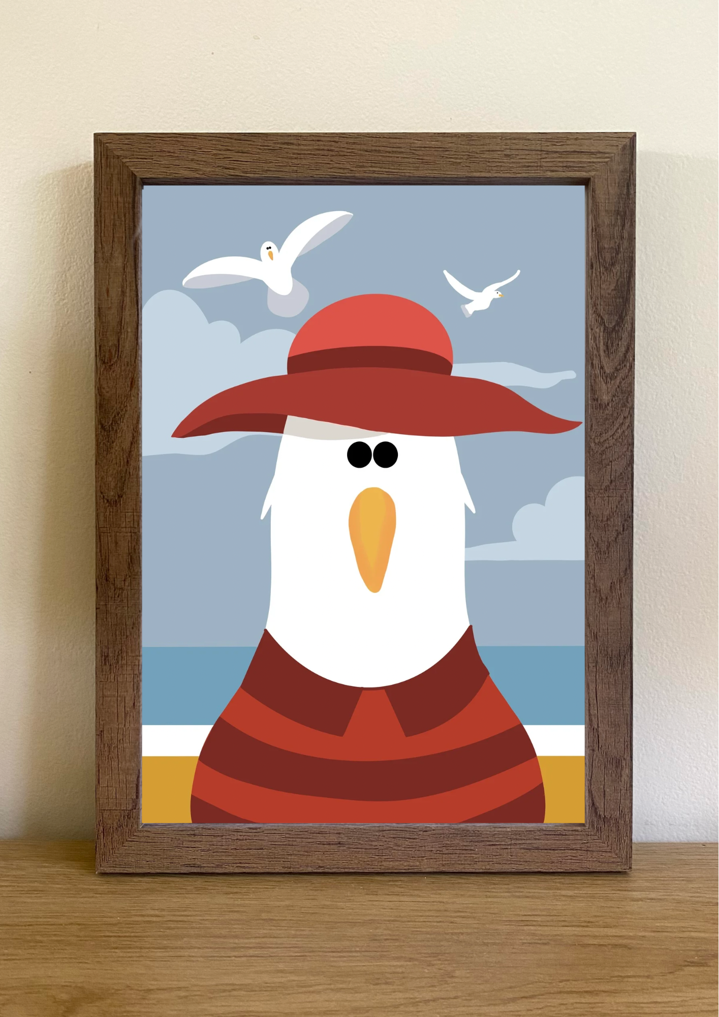 Lady G Seagull Print