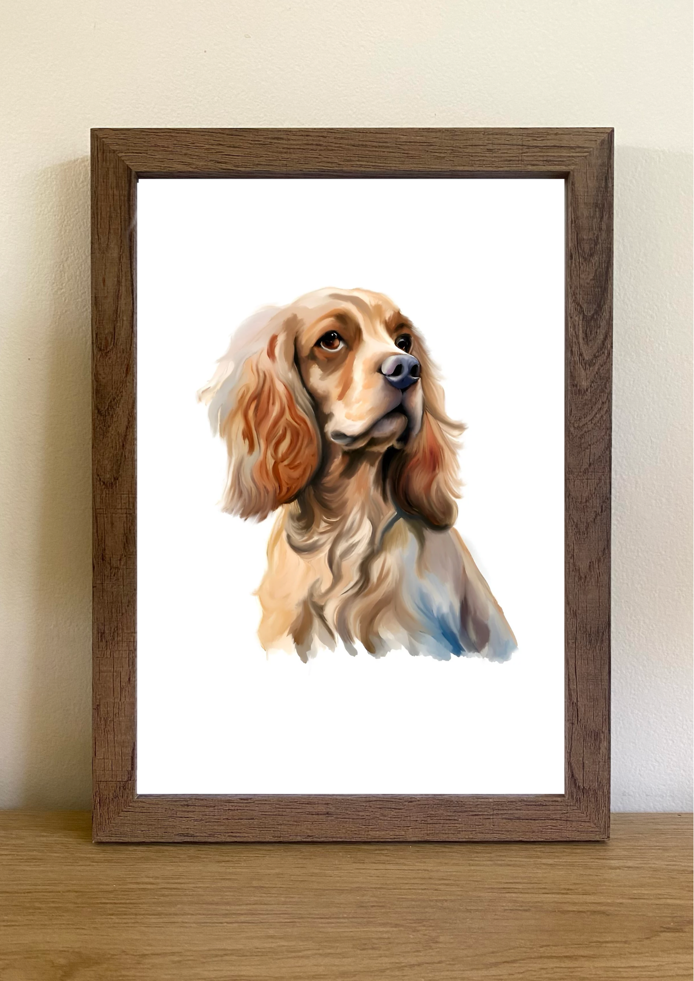 Cocker Spaniel A4 Art Print – Gentle & Joyful Dog Wall Art