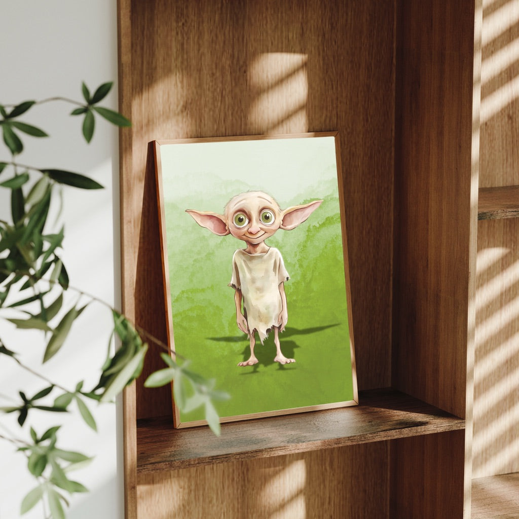 A4 Wizard Character Prints – Fantasy Wall Art – Gift for Magic Fans