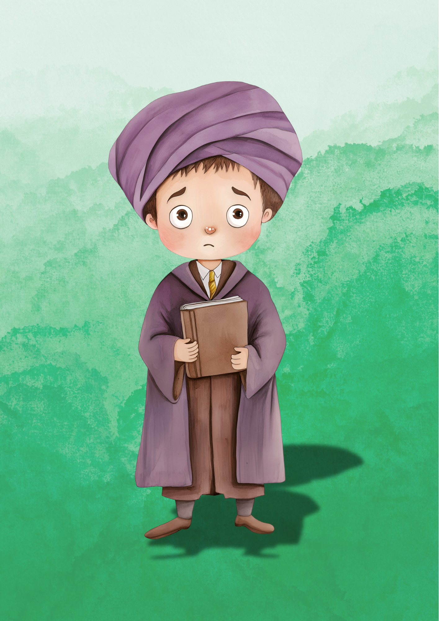 The Stuttering Professor – A4 Wizarding Art Print