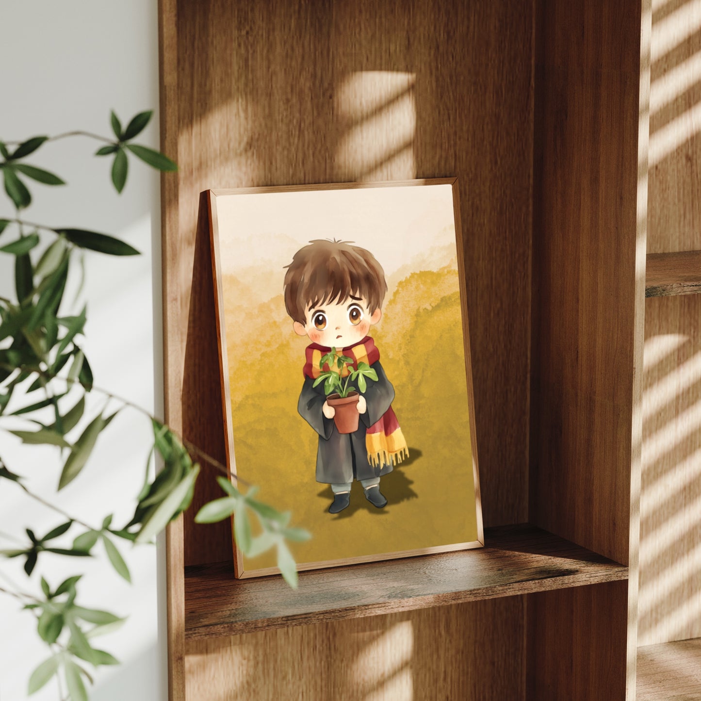 A4 Wizard Character Prints – Fantasy Wall Art – Gift for Magic Fans