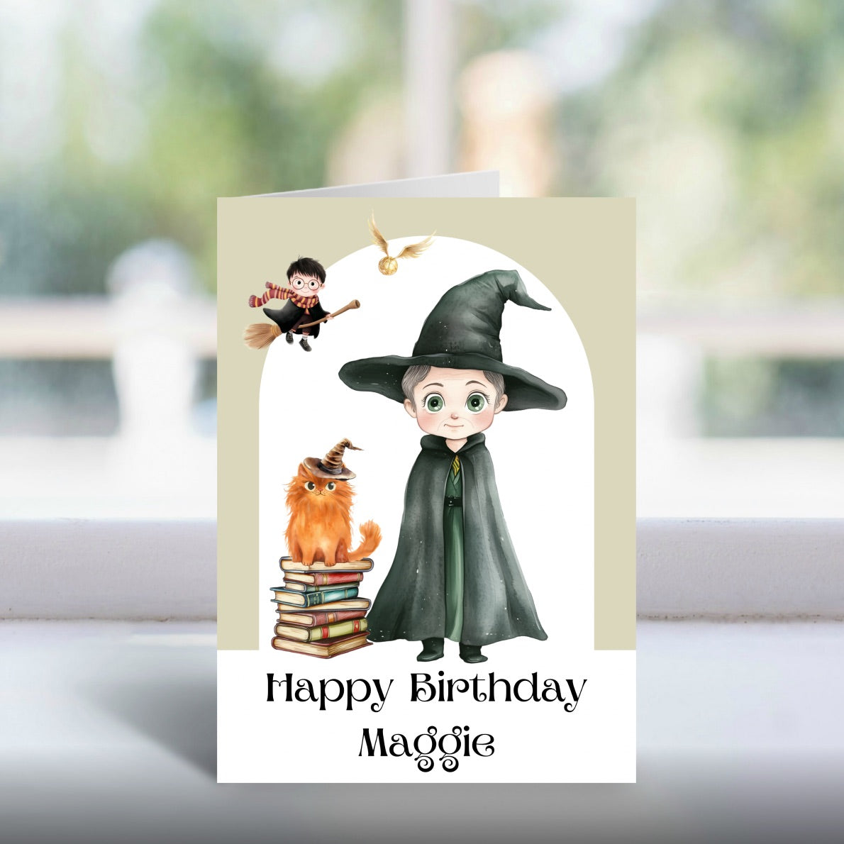 A5 Wizard Character Cards – Custom Fantasy Greetings – Gift for Magic Fans