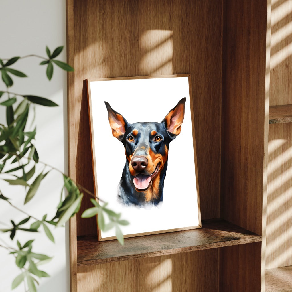 A4 Dog Breed Art Prints – Dog Wall Art – Gift for Dog Lovers