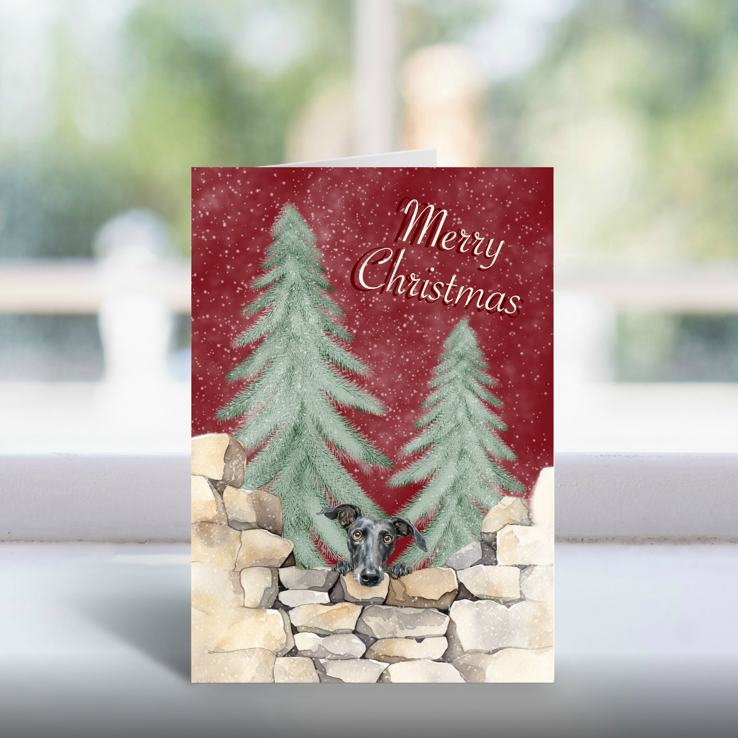 Dog Breed Christmas Card | Merry Christmas Greeting | Cute Dog Lover Card