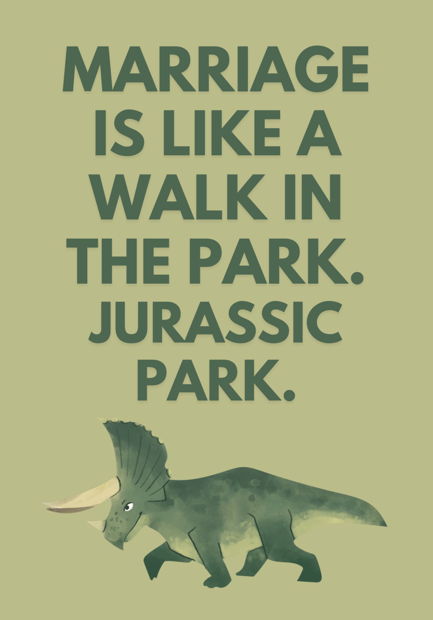 Jurassic Park A5 Greetings Card