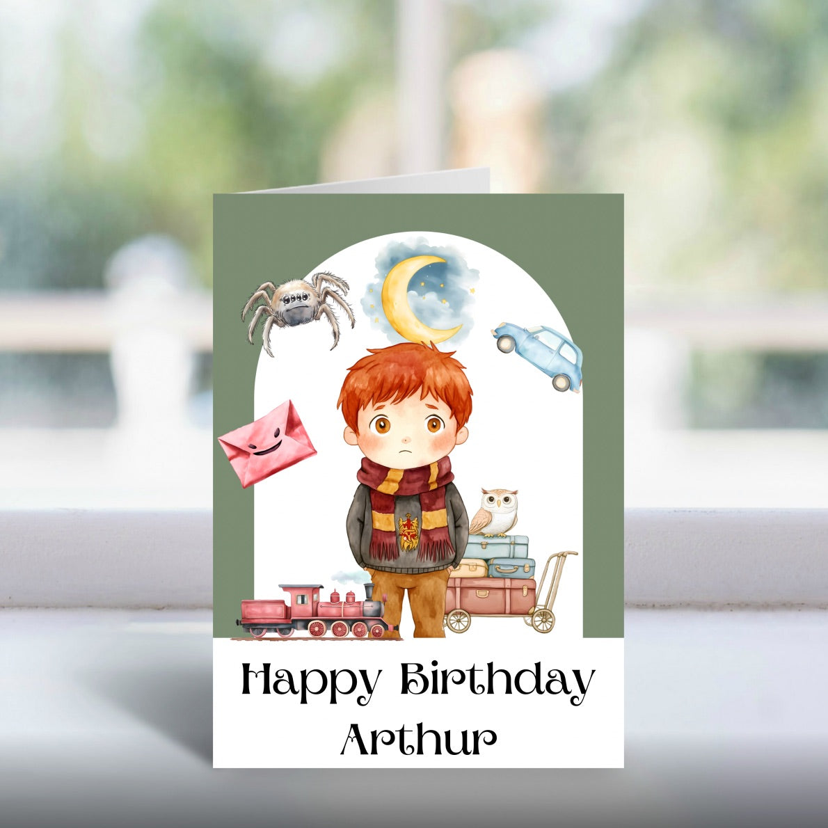 A5 Wizard Character Cards – Custom Fantasy Greetings – Gift for Magic Fans