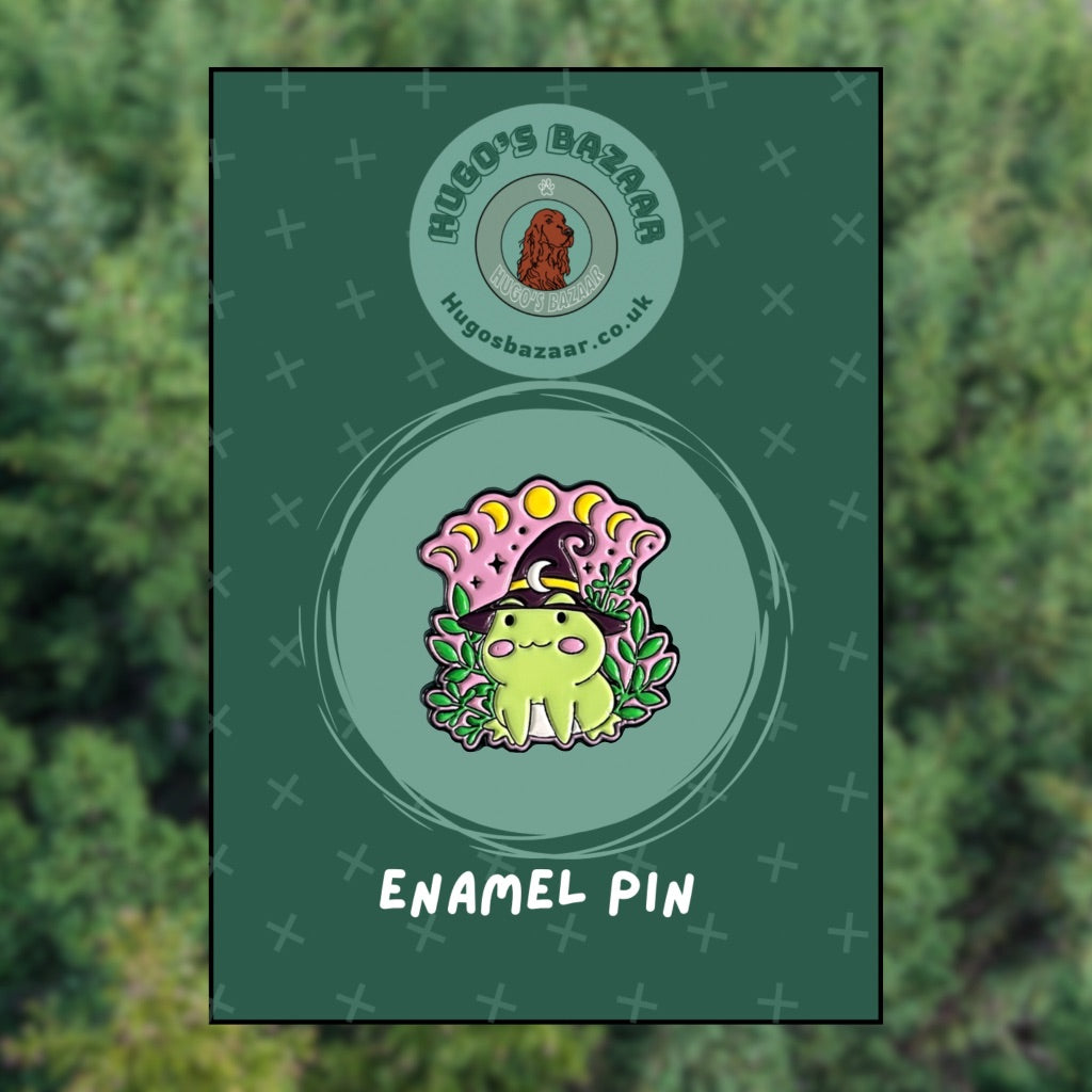 Moonleaf the Mystic – Arcane Amphibians Pin