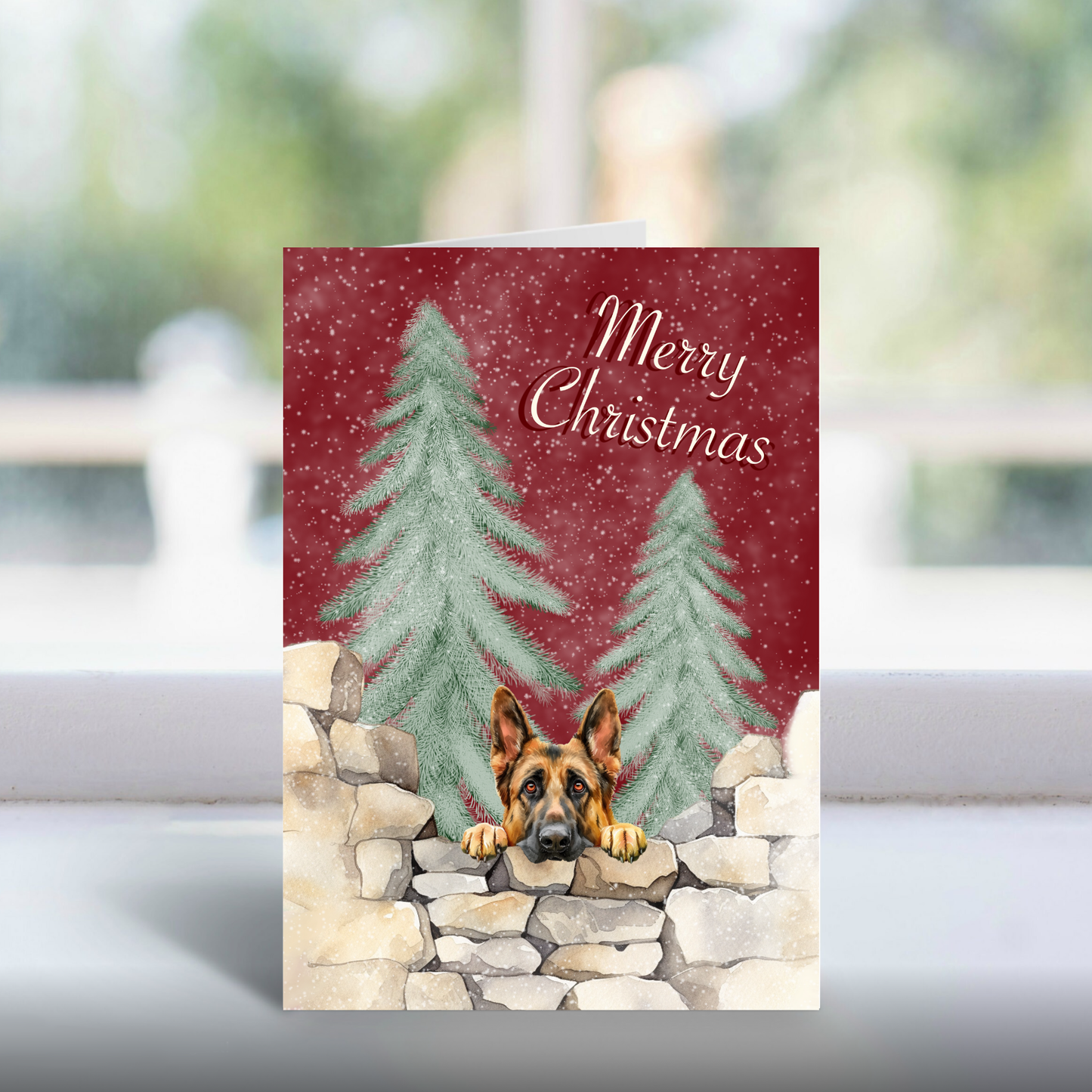 Dog Breed Christmas Card | Merry Christmas Greeting | Cute Dog Lover Card