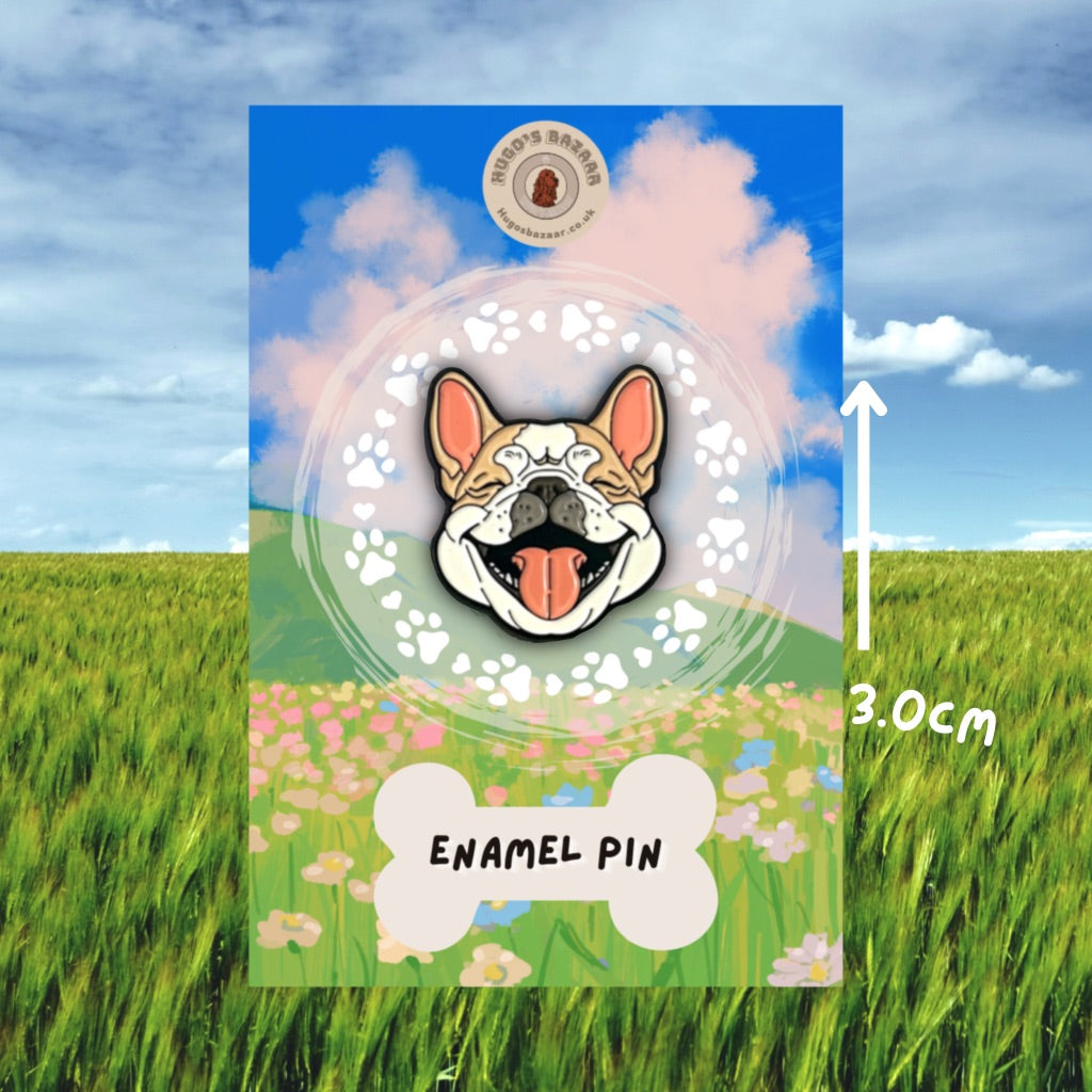 Bulldog Enamel Pin Badge Gift – Dog Breed Jewellery Cute Dog Lover Collectible