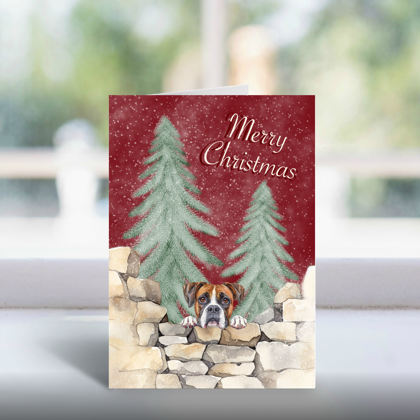 Dog Breed Christmas Card | Merry Christmas Greeting | Cute Dog Lover Card