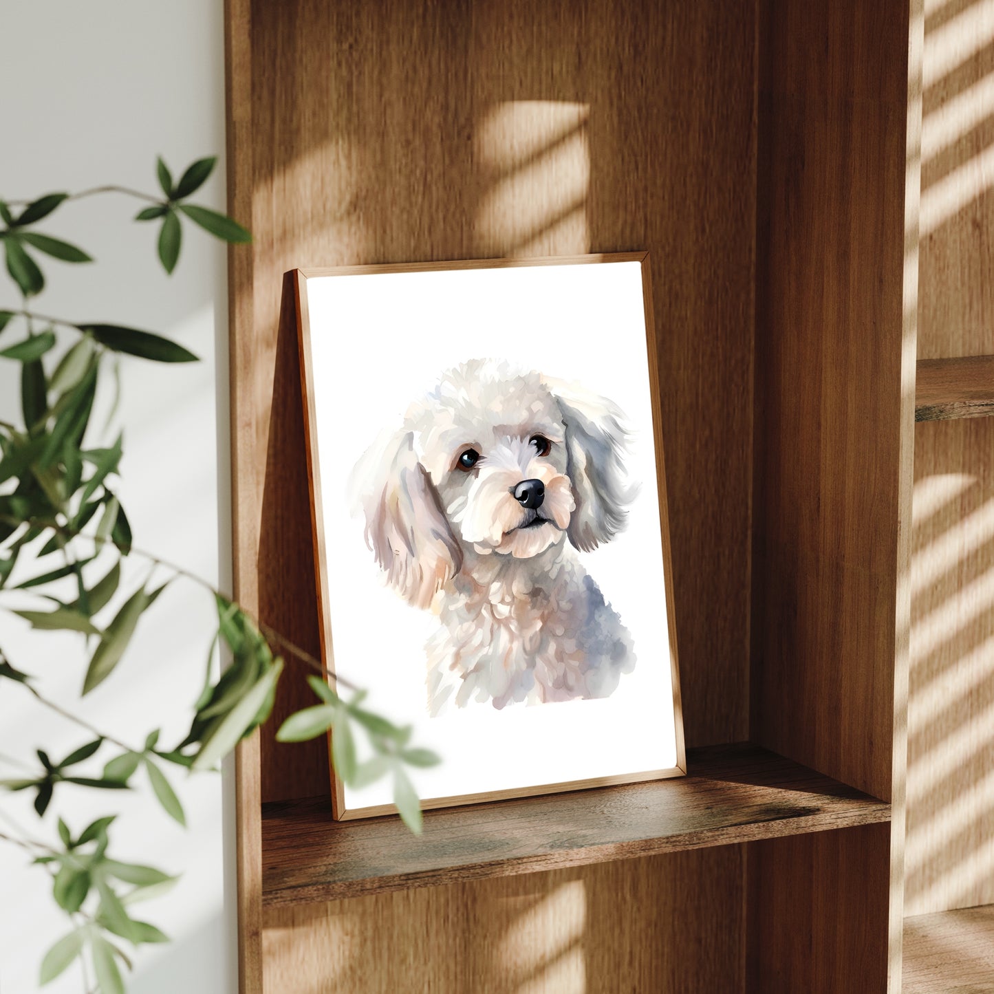 Bichon Frise A4 Art Print – Posh & Powder-Puff Pup Wall Art