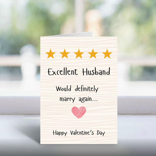 Highly Recommended - Husband - Valentine’s Day