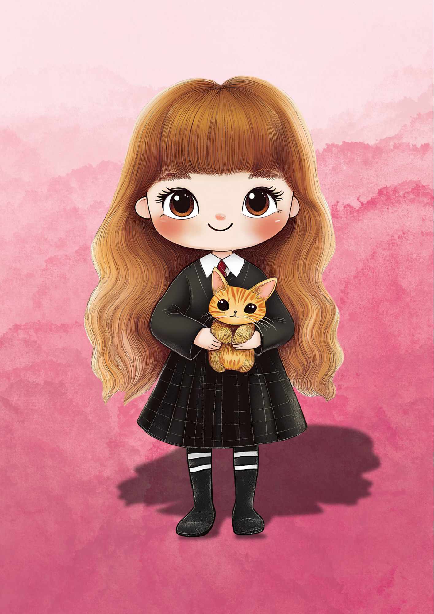 The Bookish Witch – A4 Wizarding Art Print