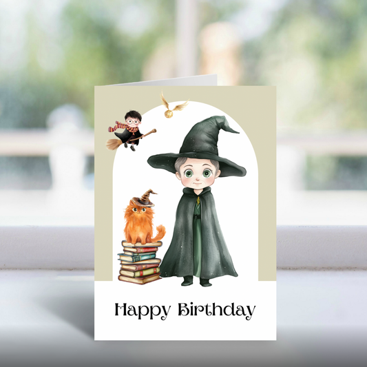 Minerva McGonagall | Handmade Professor McGonagall Card