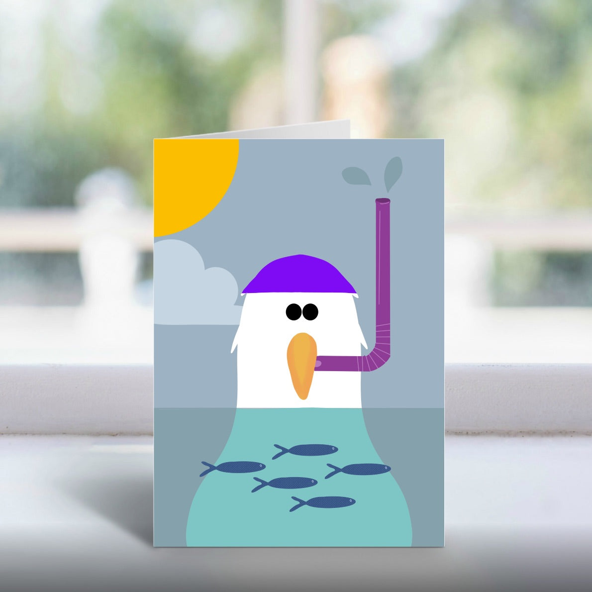 A5 Cheeky Seagull Cards – Humorous Greetings – Gift for Coastal Fans