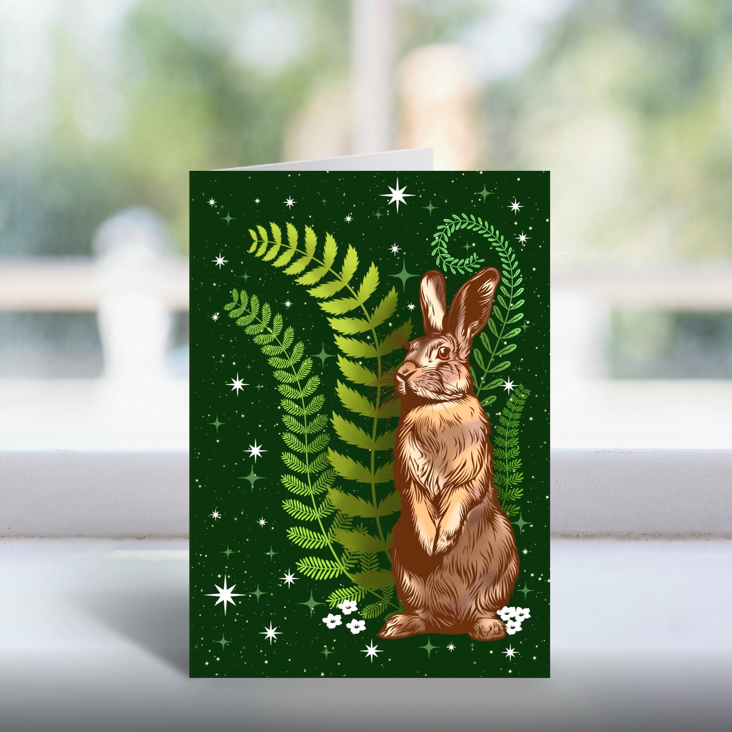 Forest Fables Card Pack | 4 Greetings Cards | Fox Hare Deer Hedgehog Woodland Animal