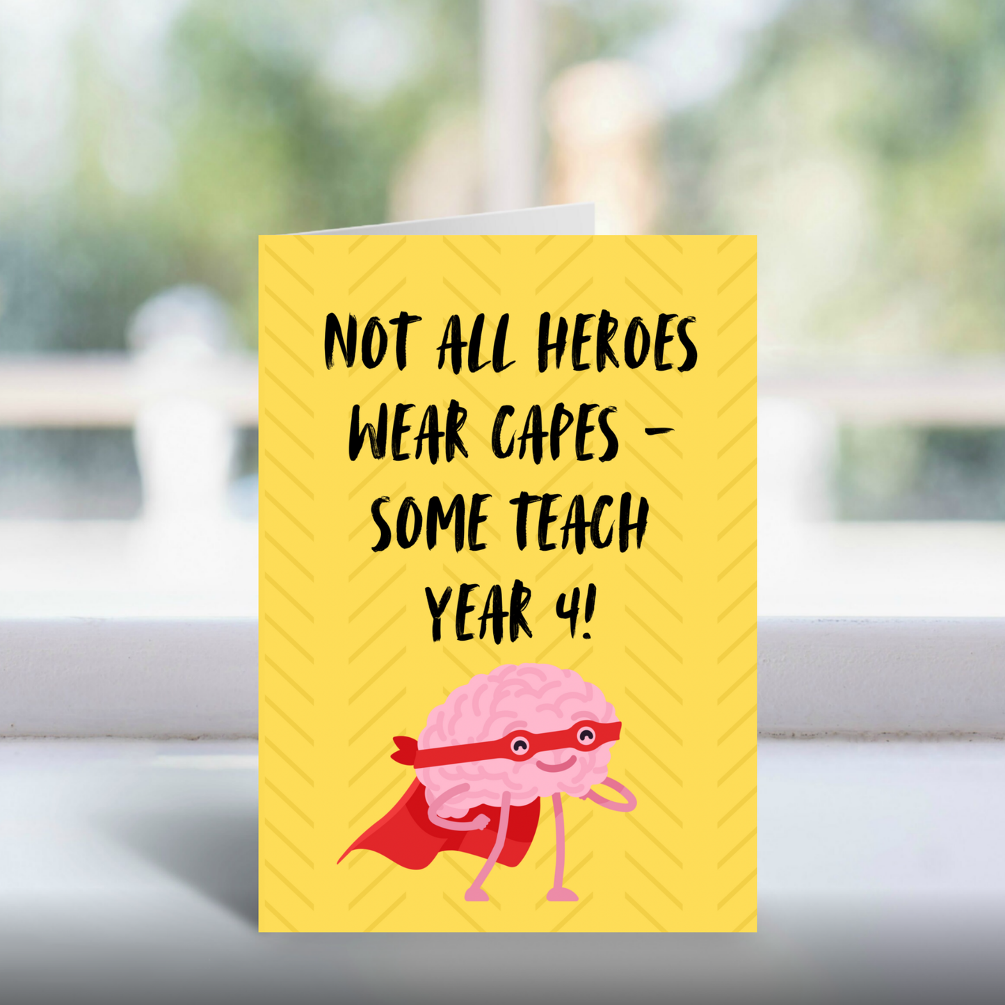 Funny Personalised Teacher Thank You Card