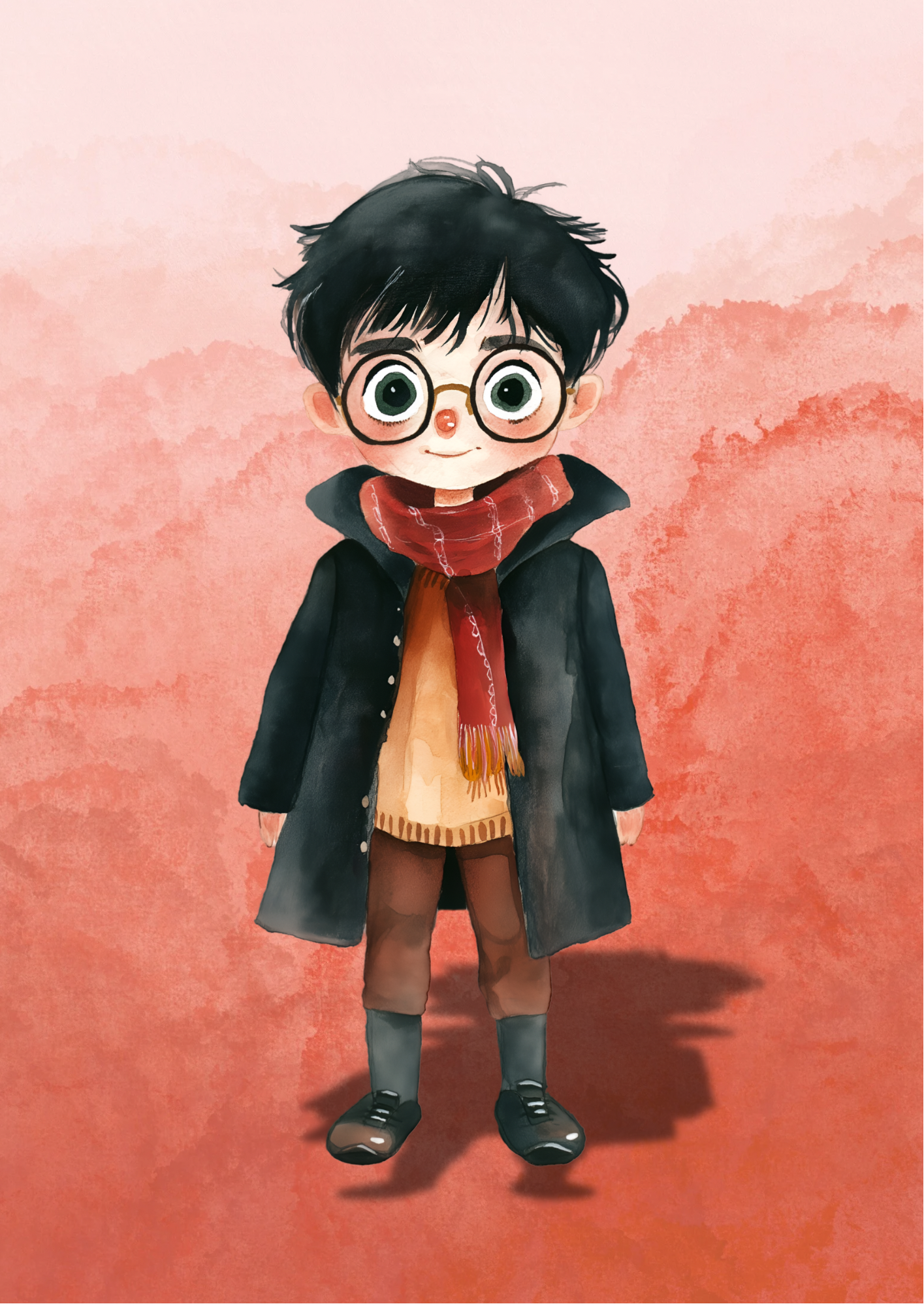 The Scarred Hero – A4 Wizarding Art Print