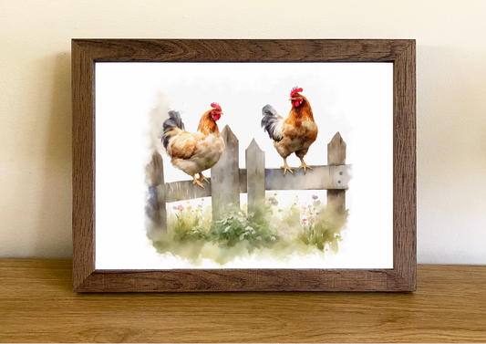 Chickens calling- Farmhouse Style Collection