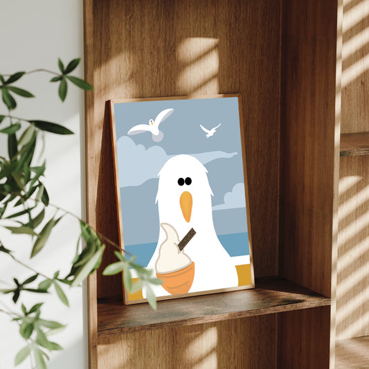 Gull’s Delight Seagull Print