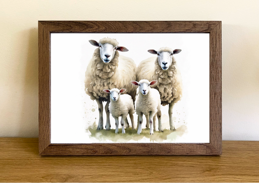 Sheep Family - Farmhouse Style Collection