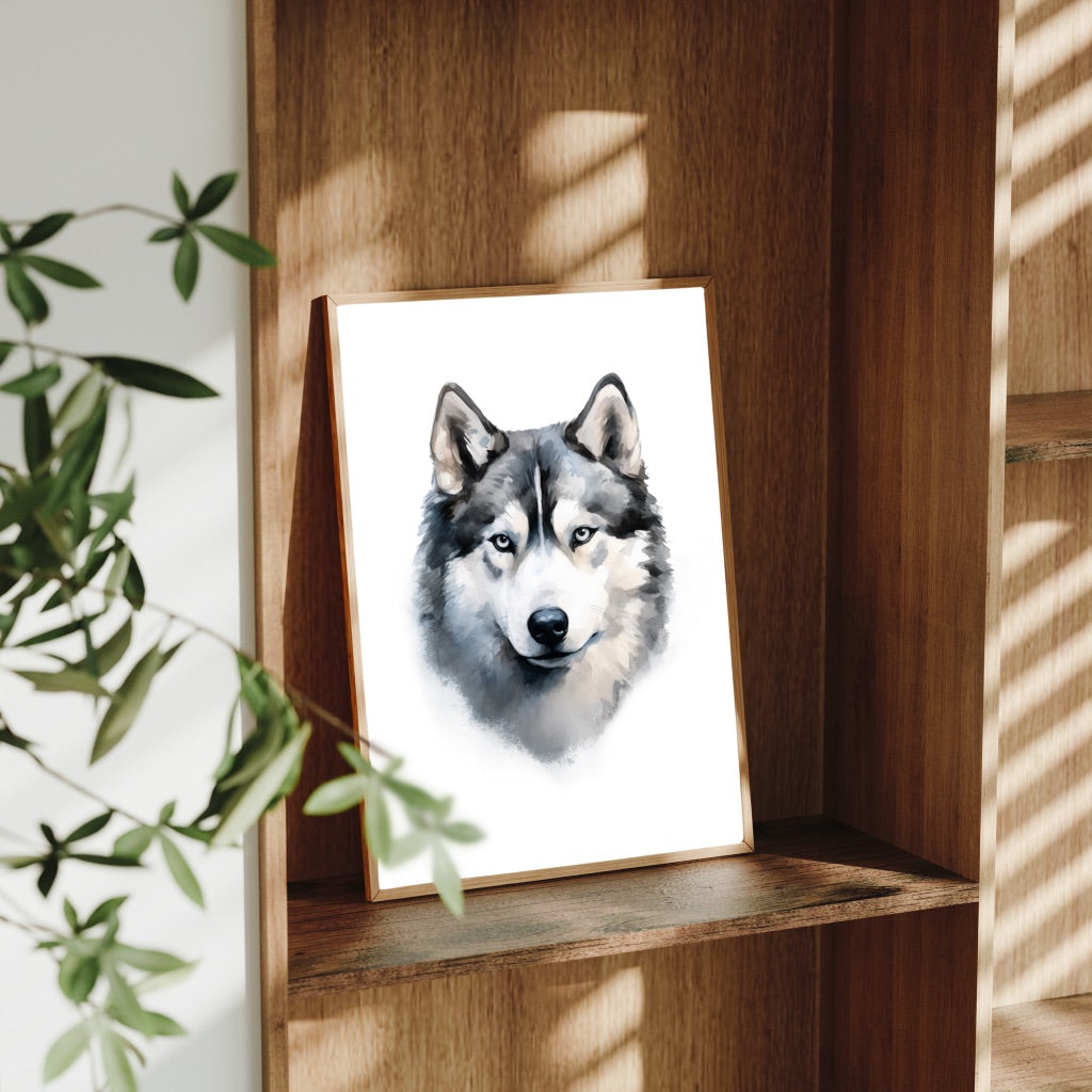 A4 Dog Breed Art Prints – Dog Wall Art – Gift for Dog Lovers