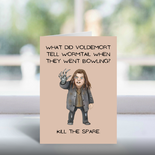 Peter Pettigrew Funny Wizard Card | Cedric Diggory Wormtail Dark Humour