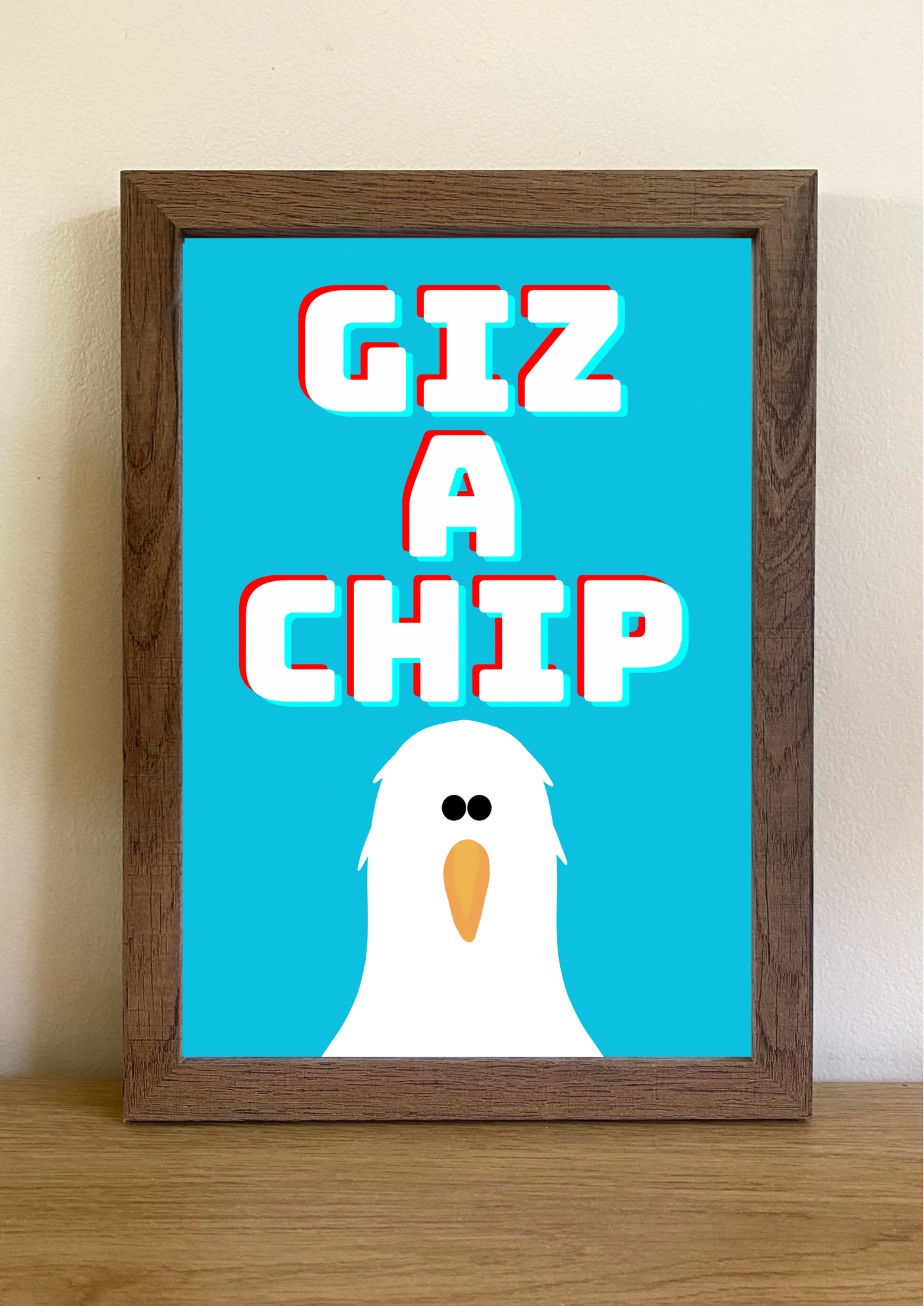 Chippy Gull Seagull Print
