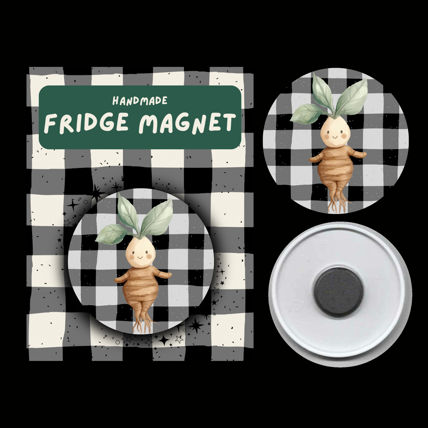Magical Creatures Fridge Magnets – Fantasy-Inspired Beasts & Companions Collection
