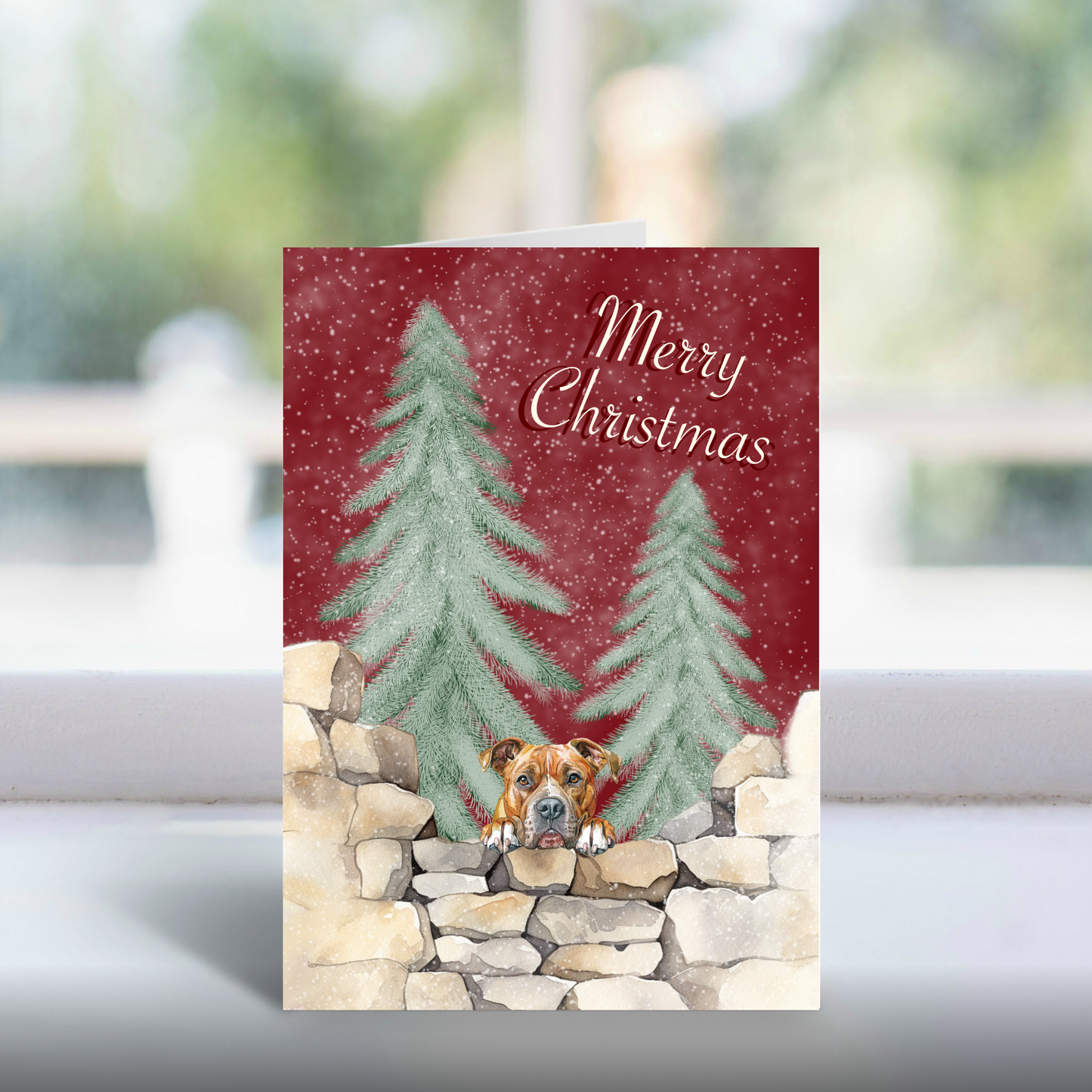Dog Breed Christmas Card | Merry Christmas Greeting | Cute Dog Lover Card