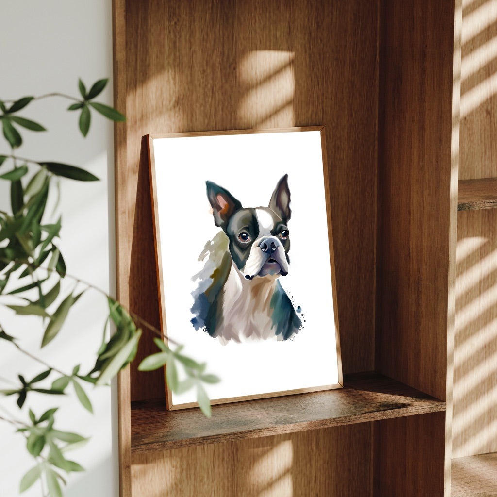 A4 Dog Breed Art Prints – Dog Wall Art – Gift for Dog Lovers