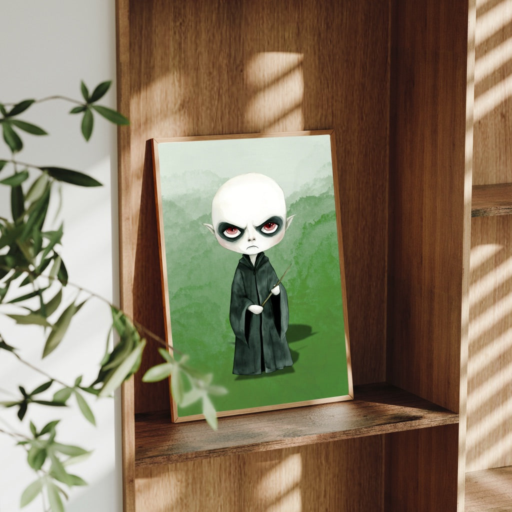 A4 Wizard Character Prints – Fantasy Wall Art – Gift for Magic Fans