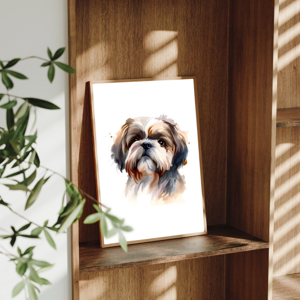 A4 Dog Breed Art Prints – Dog Wall Art – Gift for Dog Lovers
