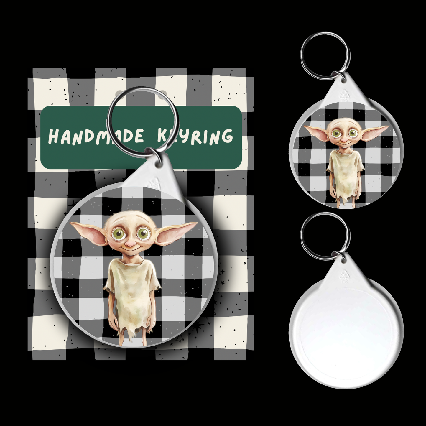 Magical Creatures Keyrings – Fantasy-Inspired Beasts & Companions Collection