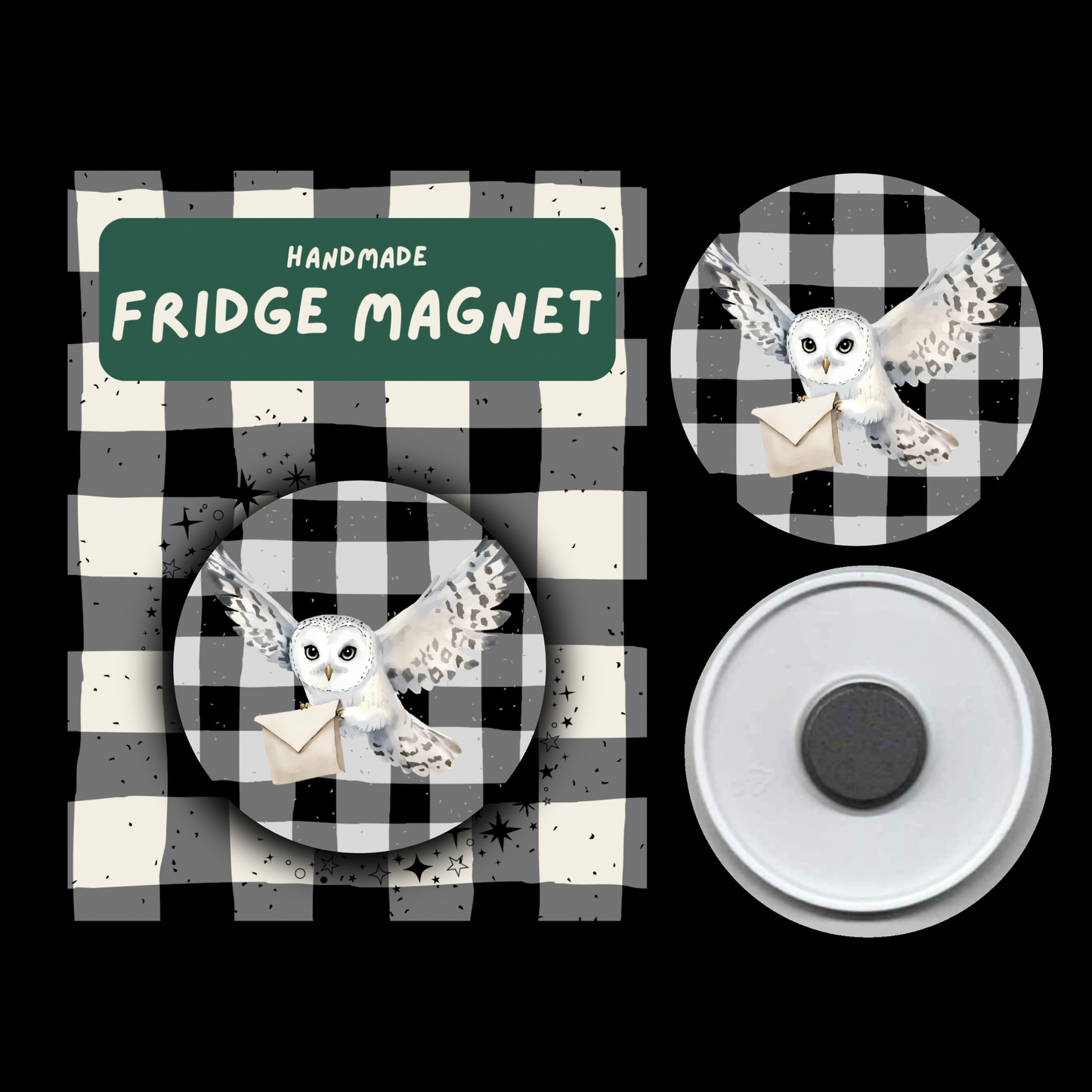 Magical Creatures Fridge Magnets – Fantasy-Inspired Beasts & Companions Collection
