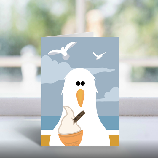 Gull’s Delight Handmade A5 Greetings Card