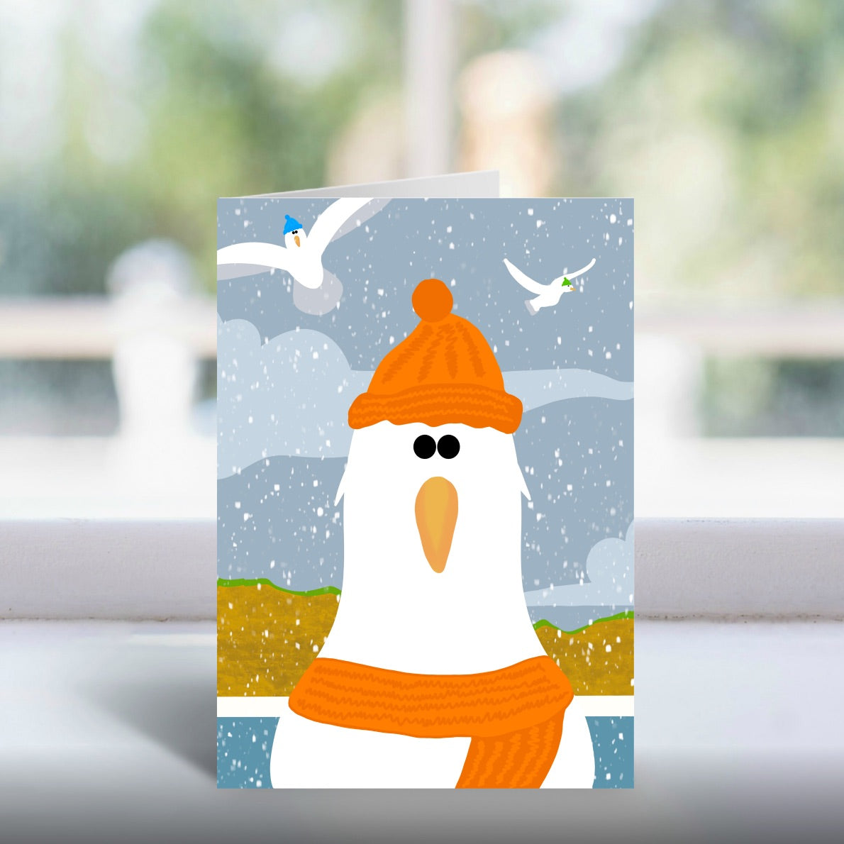 A5 Cheeky Seagull Cards – Humorous Greetings – Gift for Coastal Fans
