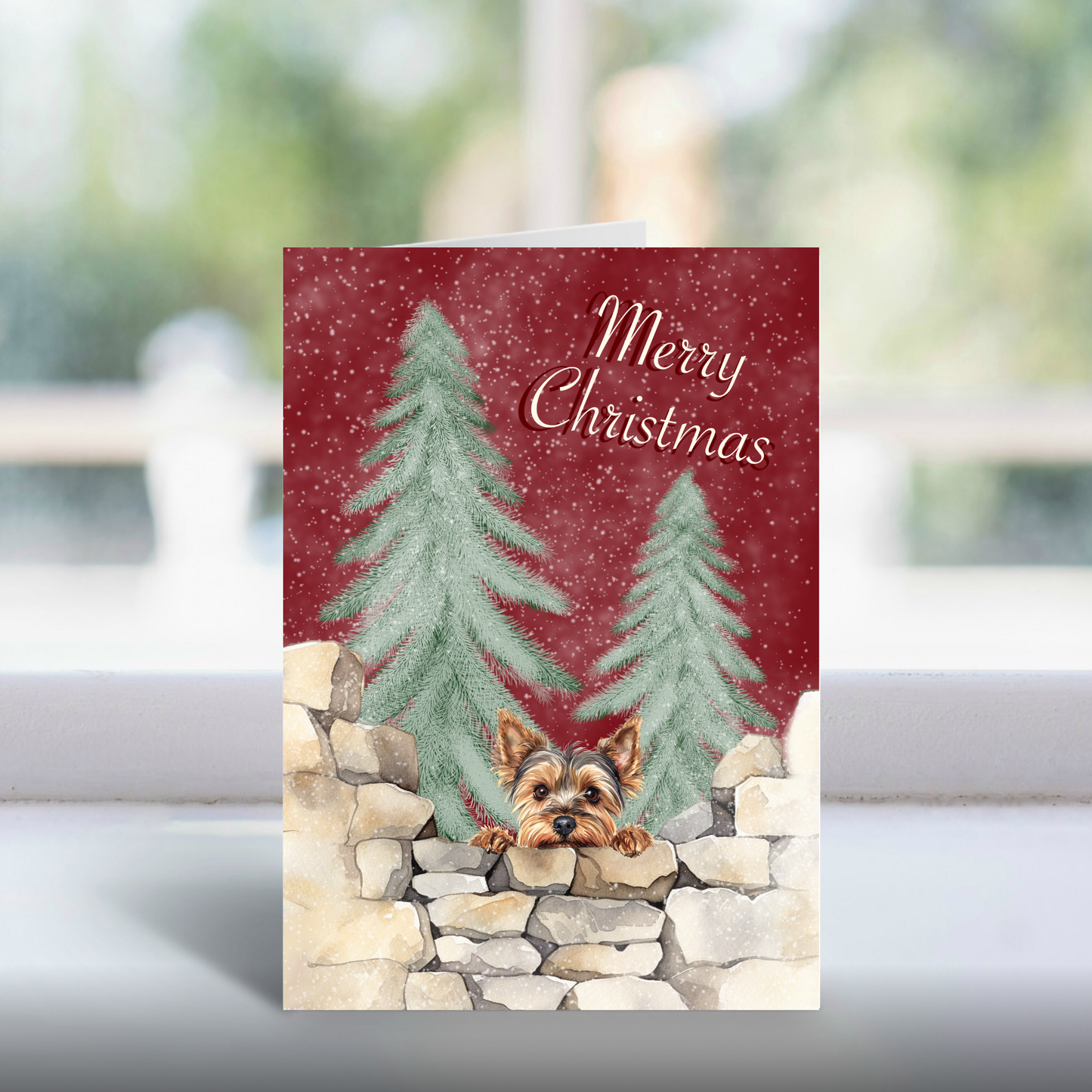 Dog Breed Christmas Card | Merry Christmas Greeting | Cute Dog Lover Card