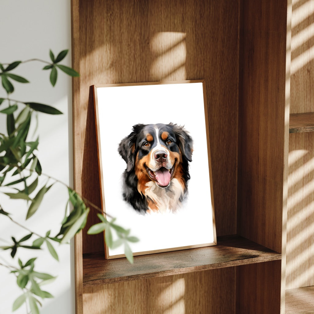 A4 Dog Breed Art Prints – Dog Wall Art – Gift for Dog Lovers