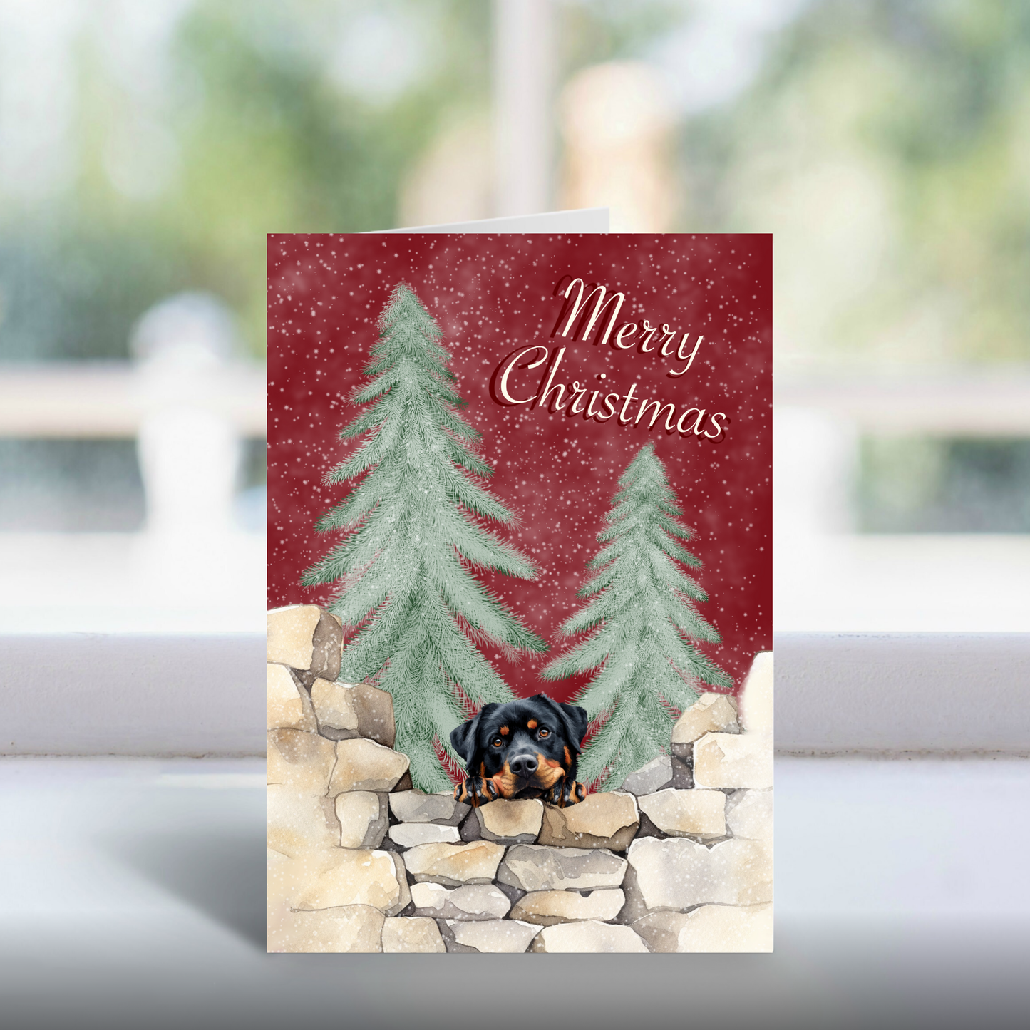 Dog Breed Christmas Card | Merry Christmas Greeting | Cute Dog Lover Card