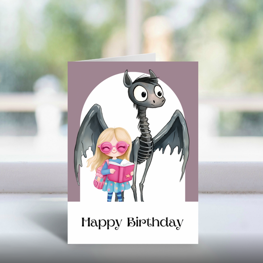 Luna Lovegood & Thestral Card | Whimsical Harry Potter Gift for Magic Lovers