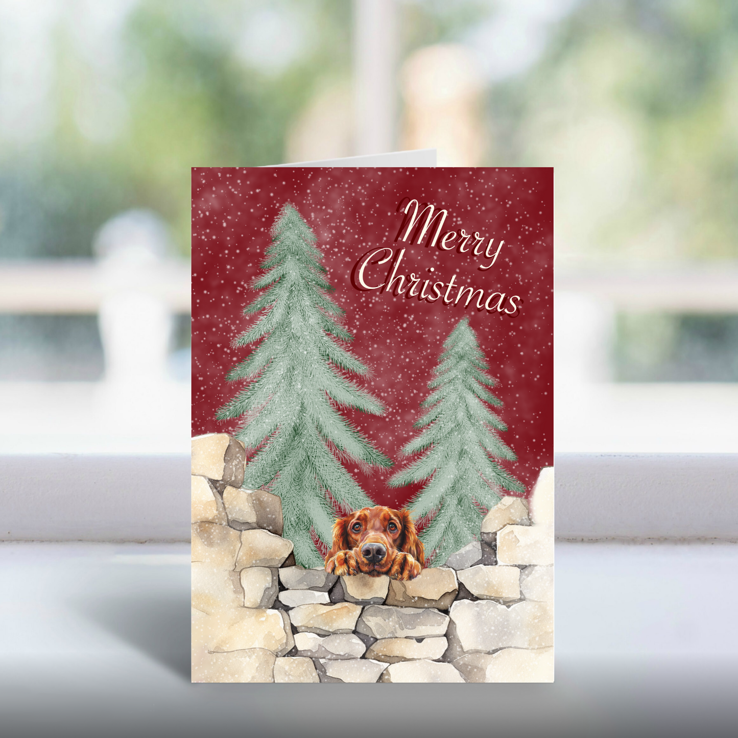 Dog Breed Christmas Card | Merry Christmas Greeting | Cute Dog Lover Card